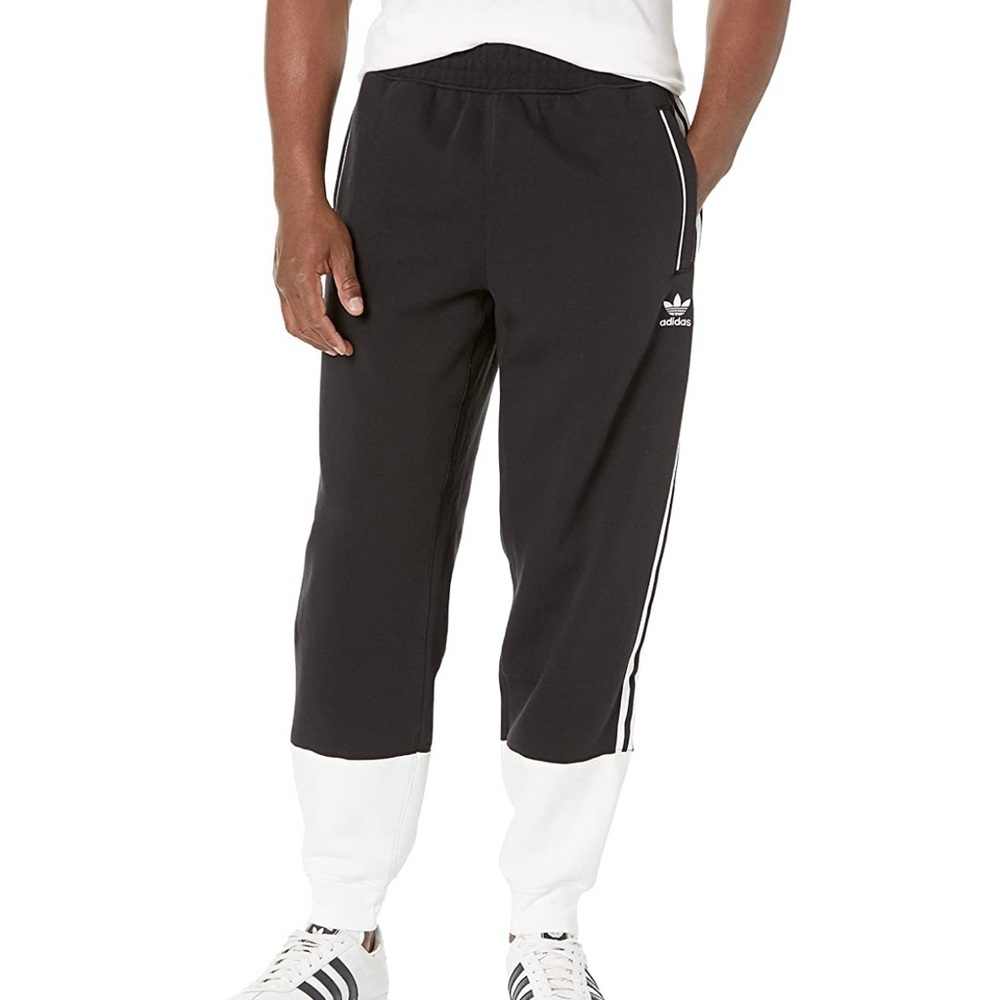 adidas Originals Men's Fleece Superstar Track Pants / L or XL